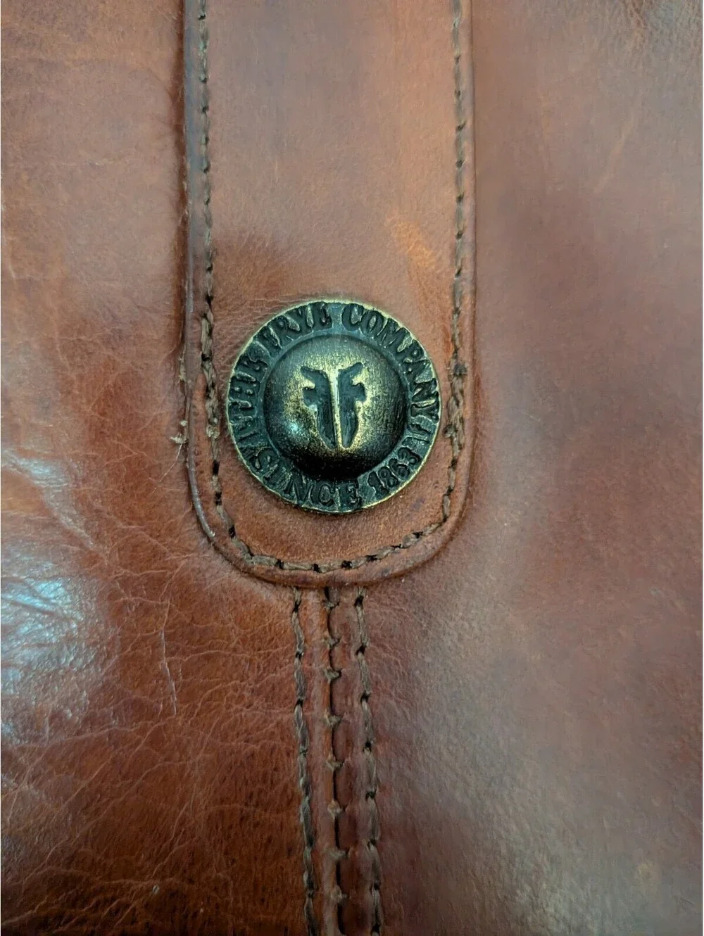 Frye Women's Size 8 B Melissa Tall Button Brown Leather Riding Boots 77167 Fall